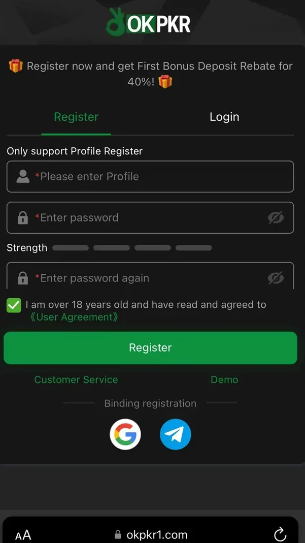 How to register